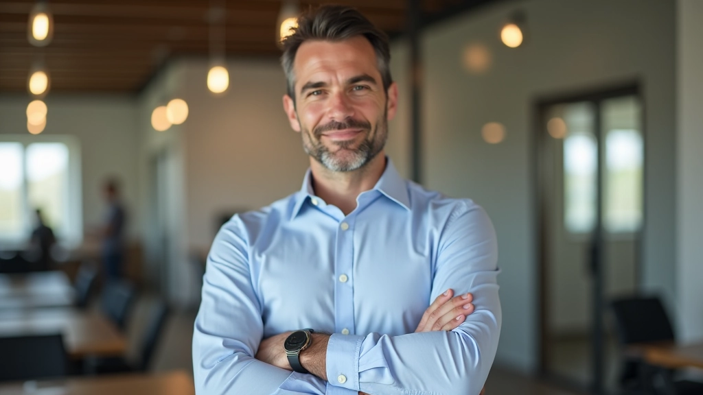 Portrait d'un spécialiste des plateformes en ligne, photo professionnelle