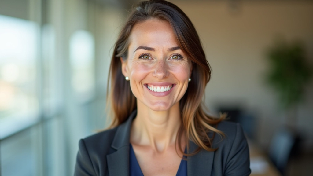 Portrait d'une experte en achats d'occasion, photo professionnelle, sourire confiant